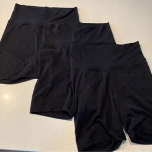 Women's Black bike Shorts